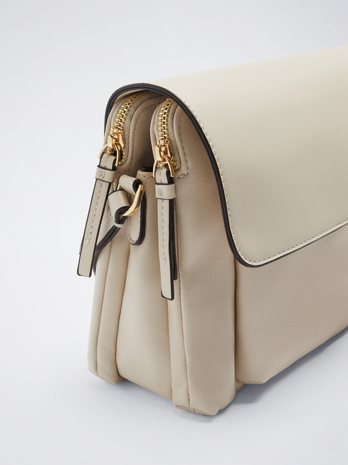 Parfois Multi-Pocket Crossbody Kabelka Damske Biele | Slovensko-TVLQ07436