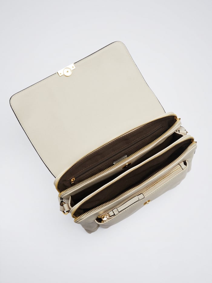 Parfois Multi-Pocket Crossbody Kabelka Damske Biele | Slovensko-TVLQ07436