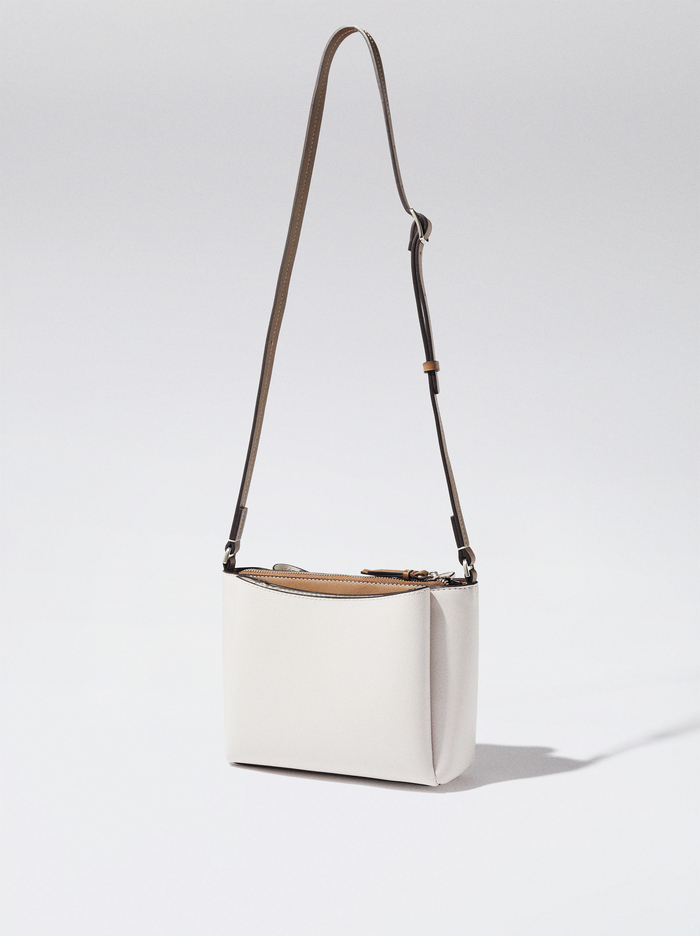 Parfois Multi-Pocket Crossbody Kabelka Damske Biele | Slovensko-WJXQ98234