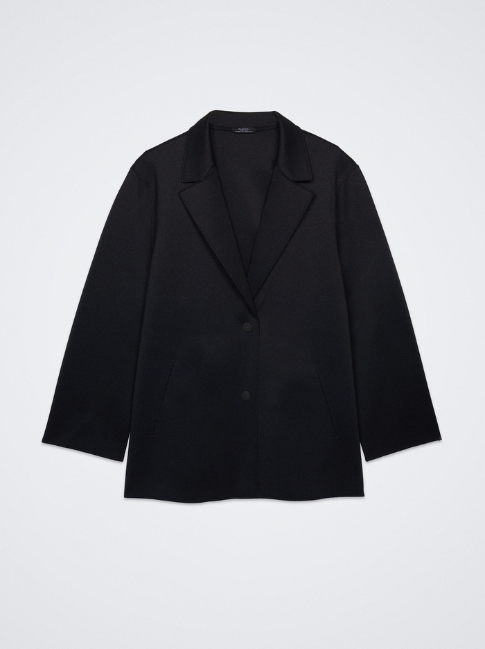Parfois Neoprene-Effect Blejzre Damske Čierne | Slovensko-KFRQ53790