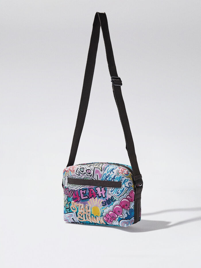Parfois Neoprene Printed Crossbody Kabelka Damske Modre | Slovensko-KHST08512