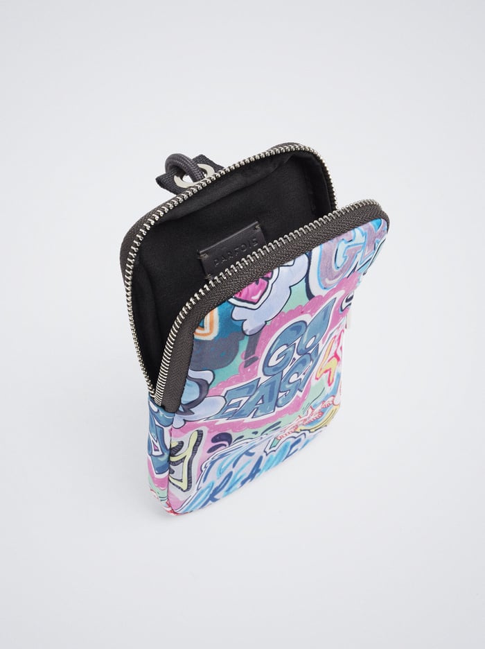 Parfois Neoprene Printed Taska Na Mobil Damske Modre | Slovensko-QFDE35429