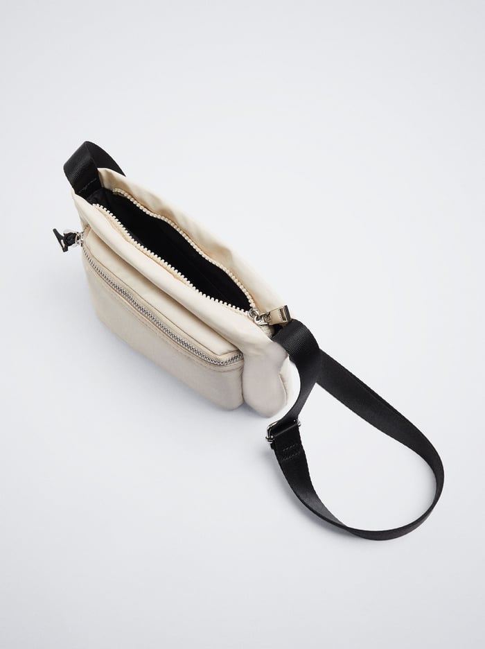 Parfois Nylon Crossbody Kabelka Damske Biele | Slovensko-AZVJ57126