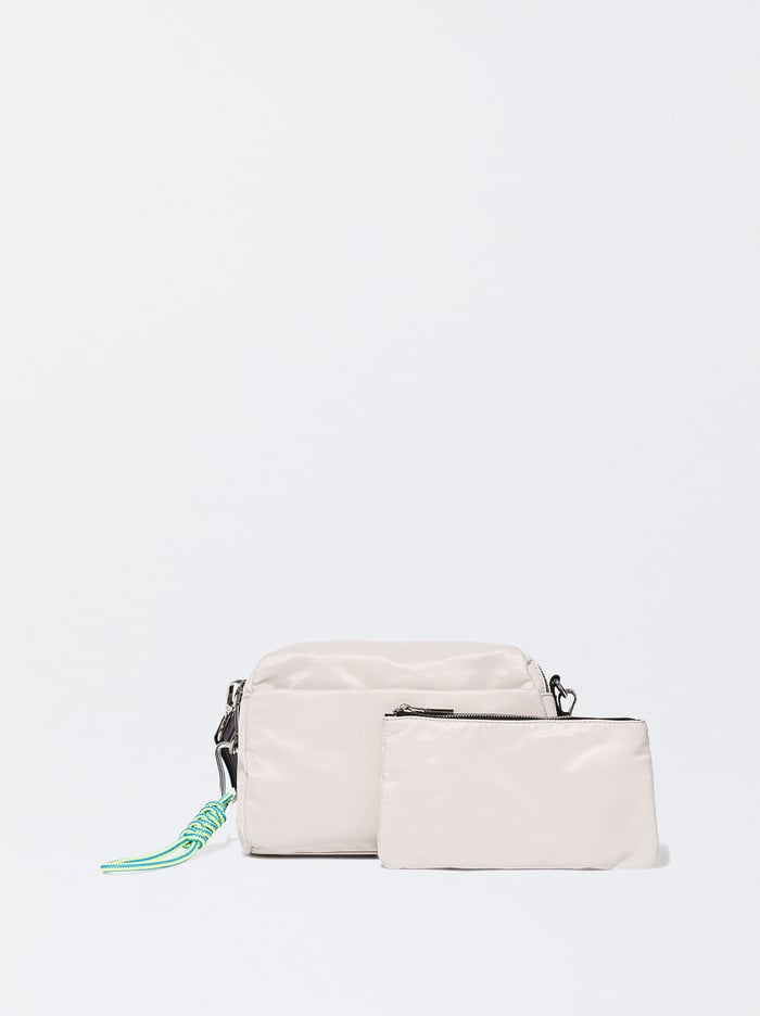 Parfois Nylon Crossbody Kabelka Damske Biele | Slovensko-HTMR83054