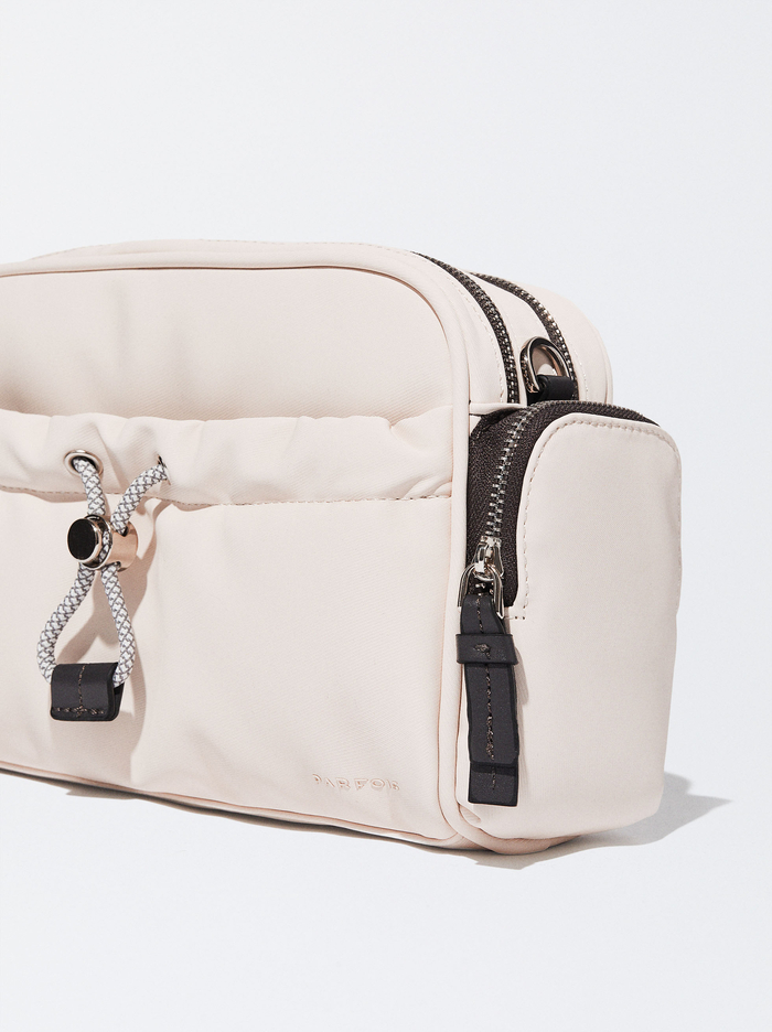 Parfois Nylon-Effect Crossbody Kabelka Damske Béžové | Slovensko-IHZP24590