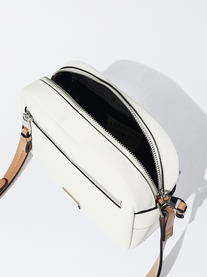Parfois Nylon-Effect Crossbody Kabelka Damske Biele | Slovensko-PWFS08416