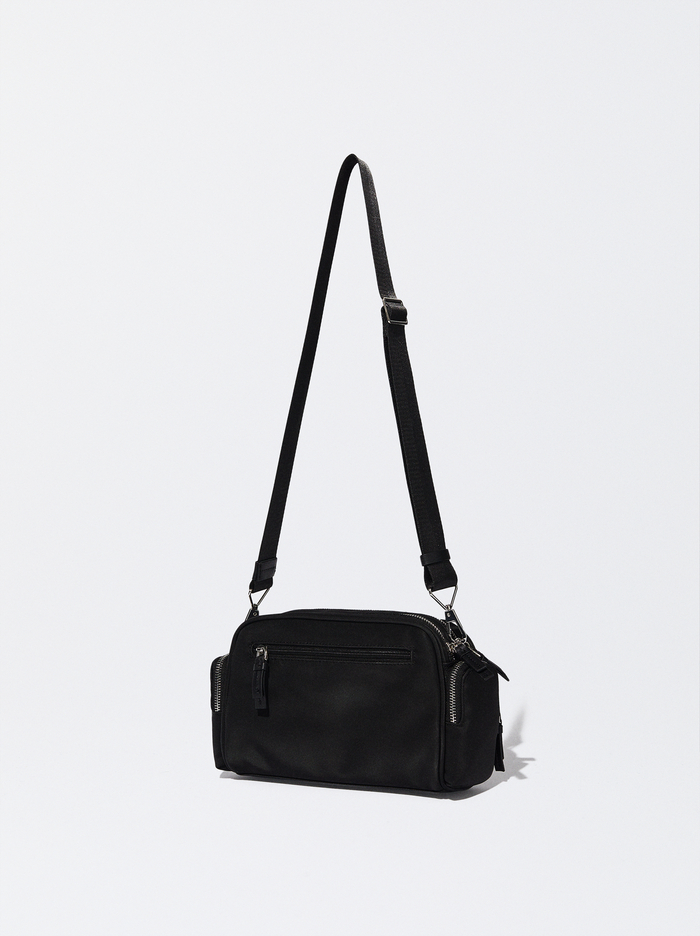 Parfois Nylon-Effect Crossbody Kabelka Damske Čierne | Slovensko-UFQC82973