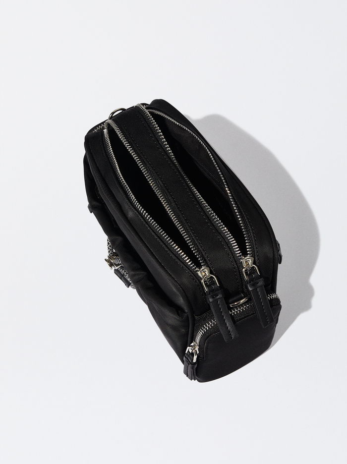 Parfois Nylon-Effect Crossbody Kabelka Damske Čierne | Slovensko-UFQC82973