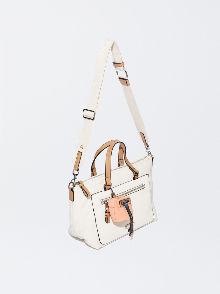 Parfois Nylon-Effect Personalised Prenosná Taška Damske Biele | Slovensko-PDFG58431