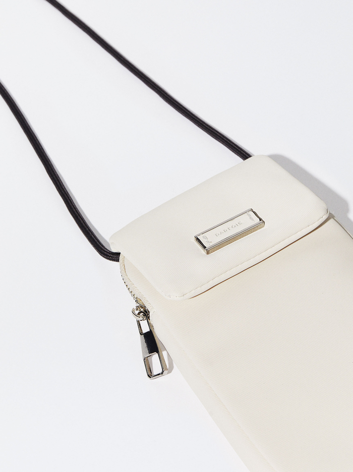 Parfois Nylon-Effect Taska Na Mobil Damske Biele | Slovensko-OMGU12879