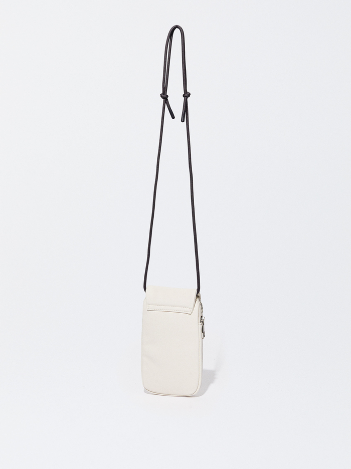 Parfois Nylon-Effect Taska Na Mobil Damske Biele | Slovensko-OMGU12879