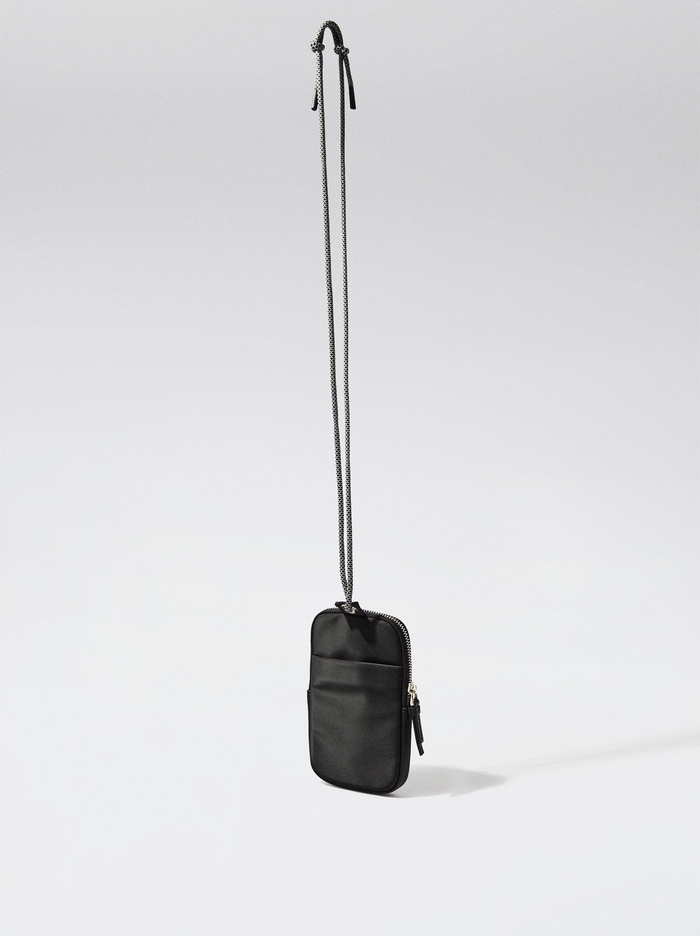 Parfois Nylon-Effect Taska Na Mobil Damske Čierne | Slovensko-YAZL93476