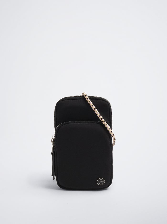 Parfois Nylon Taska Na Mobil Damske Čierne | Slovensko-ORNF98320