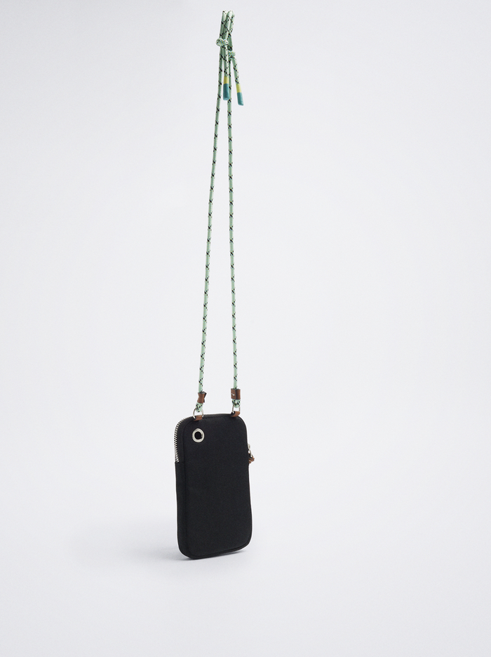 Parfois Nylon Taska Na Mobil Damske Čierne | Slovensko-ZTSY52860