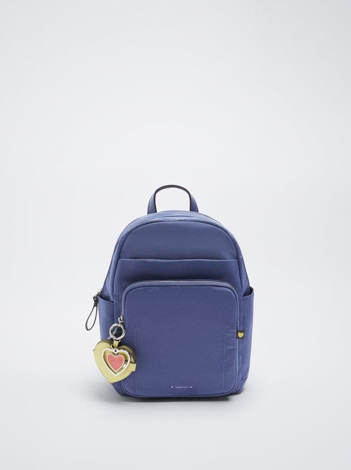 Parfois Nylon With Heart Pendant Batohy Damske Modre | Slovensko-AESP42736
