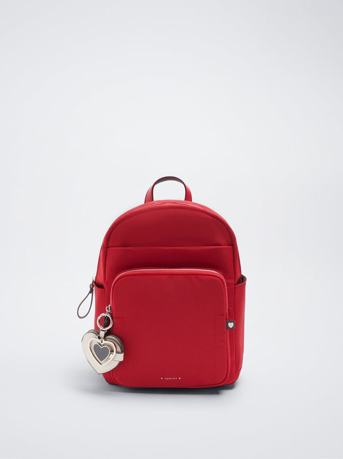 Parfois Nylon With Heart Pendant Batohy Damske Červené | Slovensko-ISPW90628