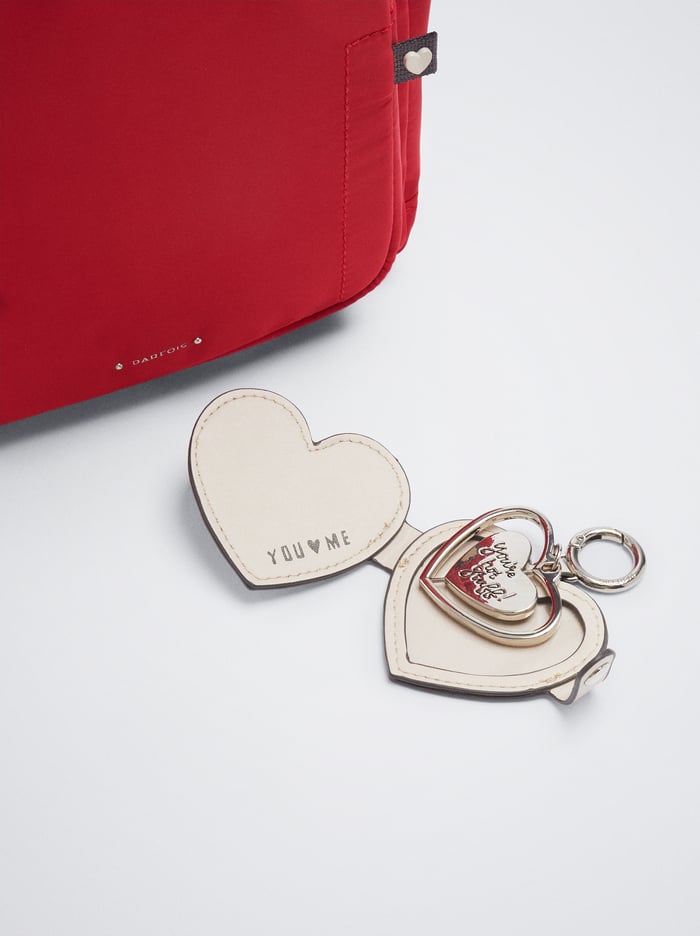 Parfois Nylon With Heart Pendant Batohy Damske Červené | Slovensko-ISPW90628