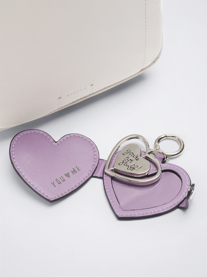 Parfois Nylon With Heart Pendant Batohy Damske Biele | Slovensko-JKLZ16903