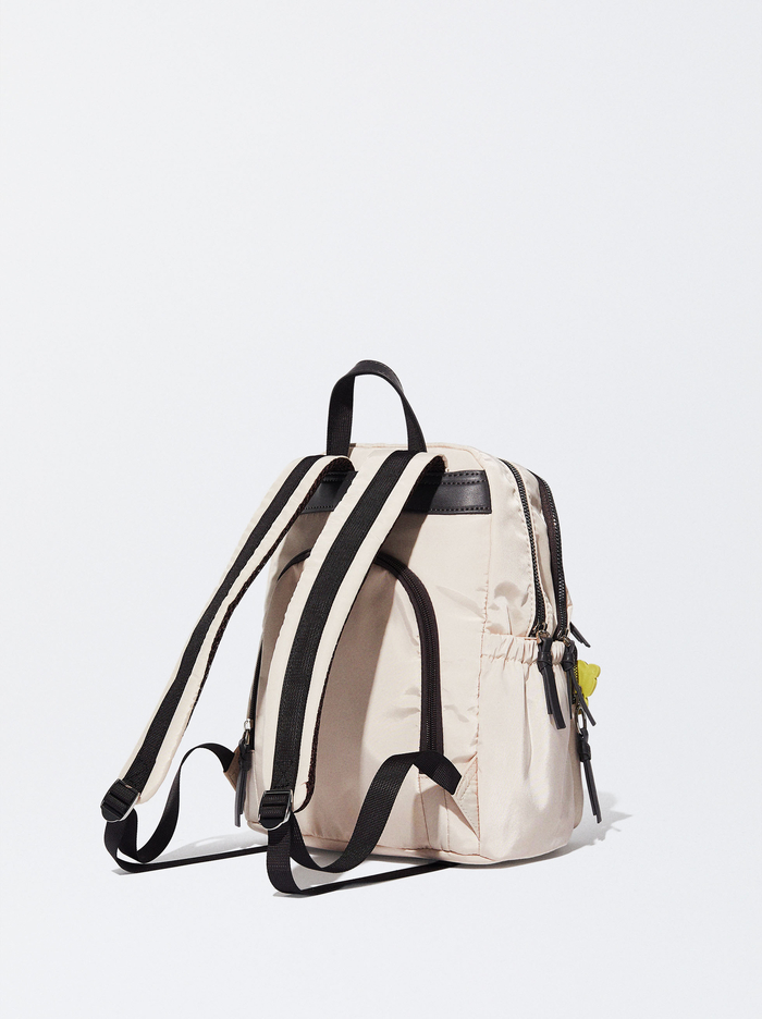 Parfois Nylon With Pendant Batohy Damske Biele | Slovensko-DEZH58670
