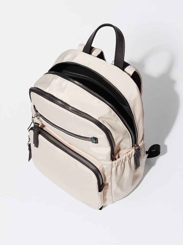 Parfois Nylon With Pendant Batohy Damske Biele | Slovensko-DEZH58670