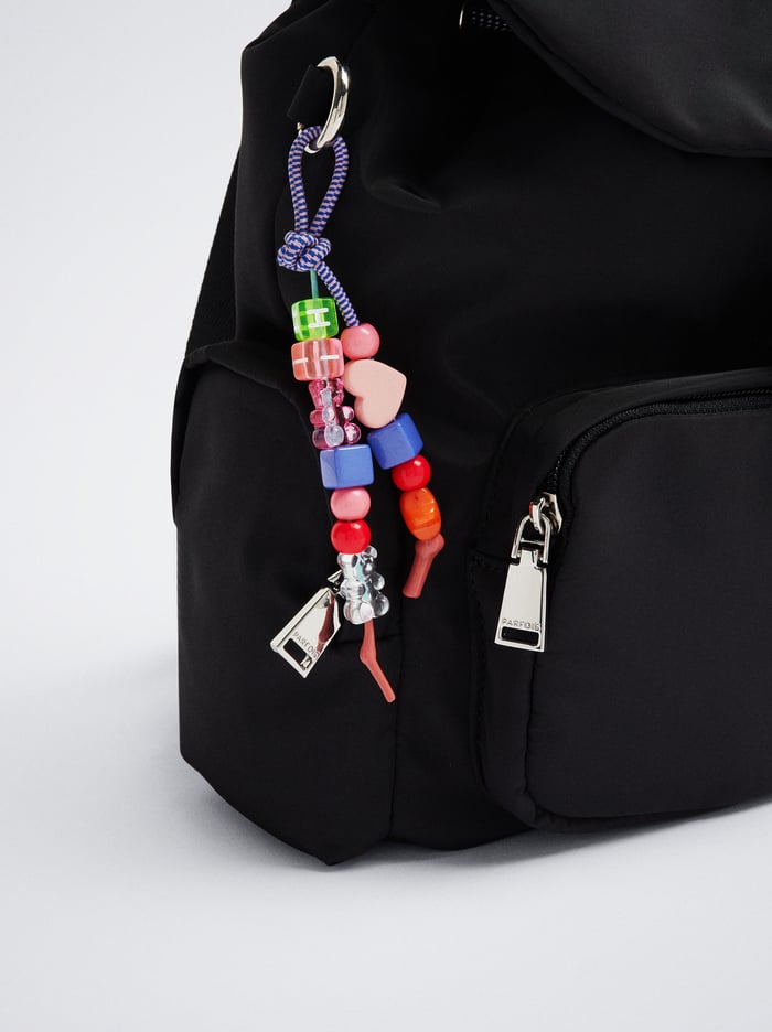 Parfois Nylon With Pendant Batohy Damske Čierne | Slovensko-TOYF92038