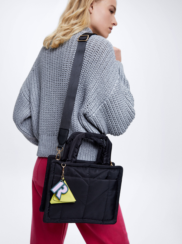 Parfois Nylon With Pendant Kabelky Damske Čierne | Slovensko-ITDM27815