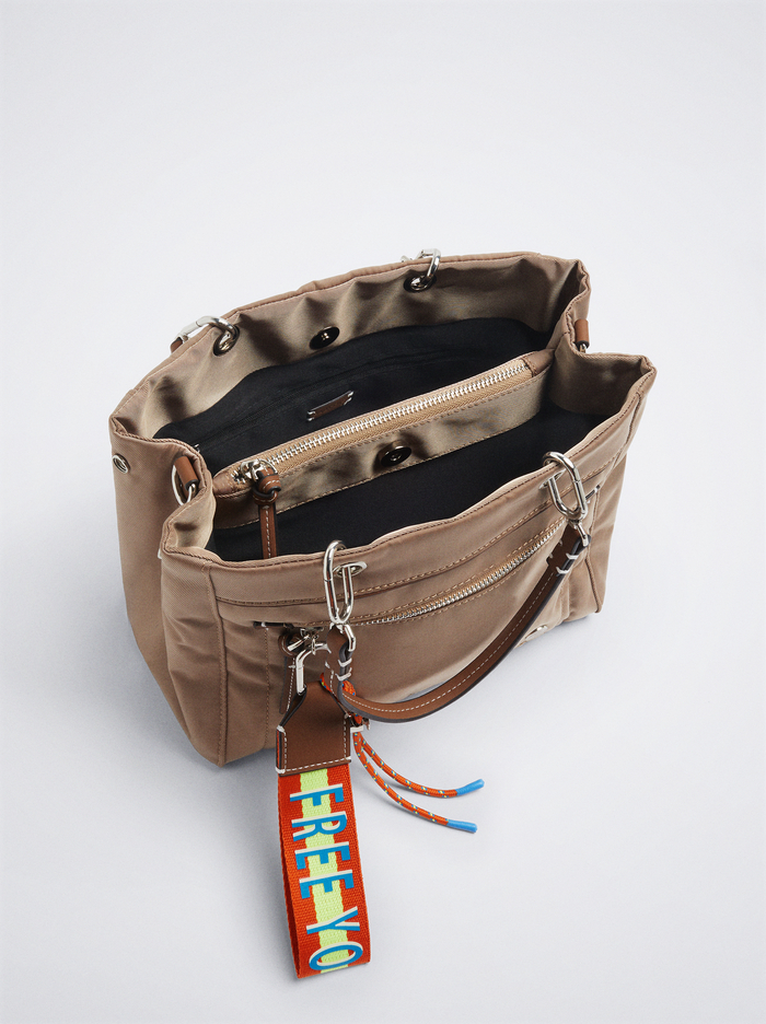 Parfois Nylon With Pendant Prenosná Taška Damske Hnede | Slovensko-NPDE70385