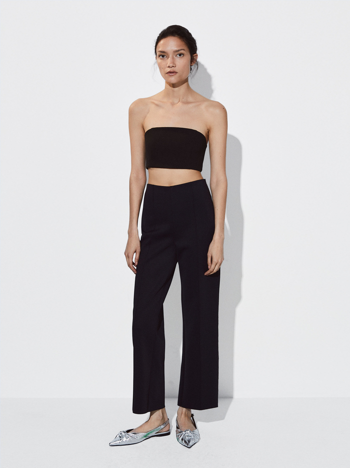 Parfois Off-The-Shoulder Topy Damske Čierne | Slovensko-PLYZ83074