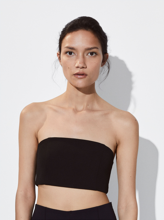Parfois Off-The-Shoulder Topy Damske Čierne | Slovensko-PLYZ83074