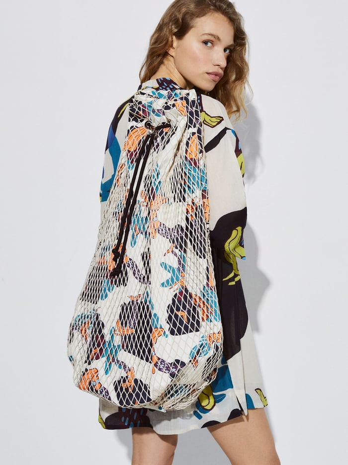 Parfois Online Exclusive - Braided Printed Taška Na Vedro Damske Viacfarebný | Slovensko-YKUA03162