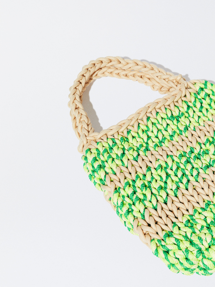 Parfois Online Exclusive - Crochet Crossbody Kabelka Damske Zelene | Slovensko-WIZX29047