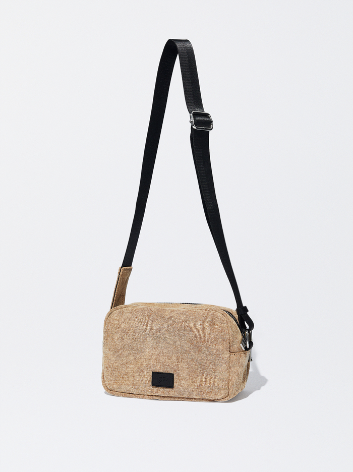 Parfois Online Exclusive - Denim Crossbody Kabelka Damske Hnede | Slovensko-EFBG34827