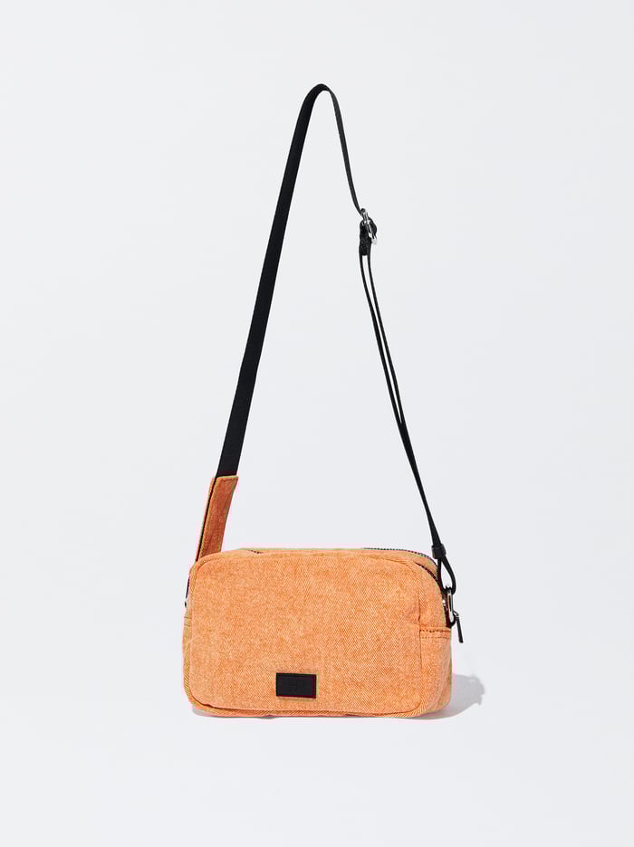 Parfois Online Exclusive - Denim Crossbody Kabelka Damske Oranžové | Slovensko-JOTW13785