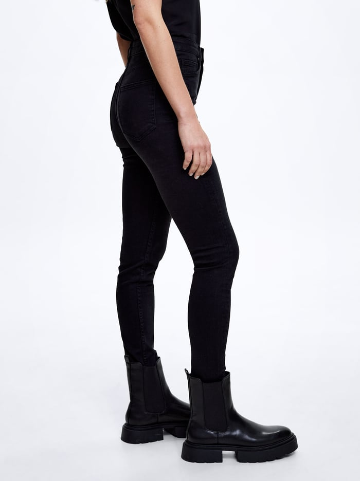 Parfois Online Exclusive - Denim Vychudnutý Nohavice Damske Čierne | Slovensko-JEUW53921