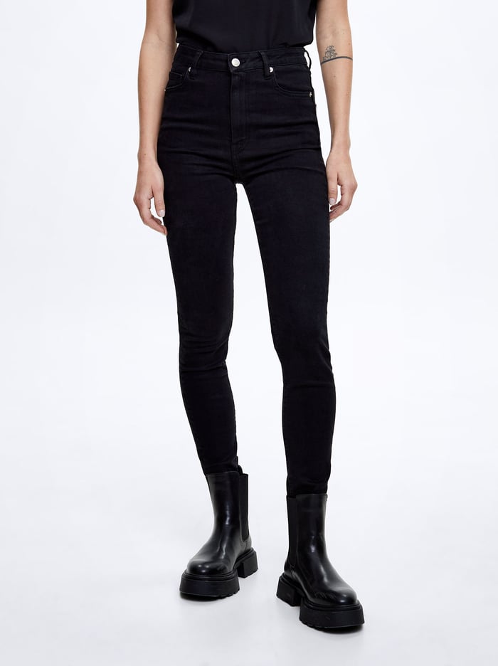 Parfois Online Exclusive - Denim Vychudnutý Nohavice Damske Čierne | Slovensko-JEUW53921