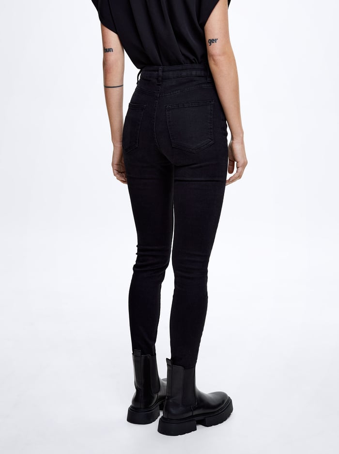 Parfois Online Exclusive - Denim Vychudnutý Nohavice Damske Čierne | Slovensko-JEUW53921