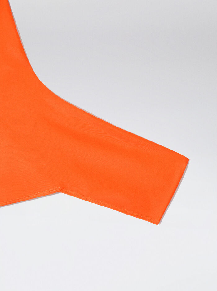 Parfois Online Exclusive - High-Waisted Asymmetric Bikini Damske Oranžové | Slovensko-PHQC61358