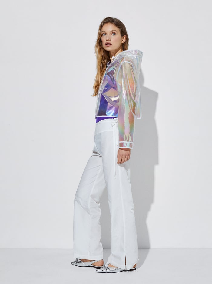 Parfois Online Exclusive - Holographic Cropped Kabáty Damske Viacfarebný | Slovensko-OVPR10562