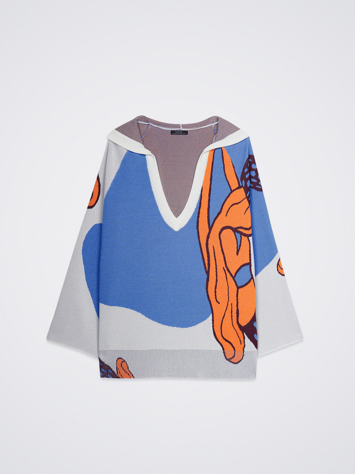 Parfois Online Exclusive - Jacquard Knit Sweater Damske Viacfarebný | Slovensko-YGEM09678