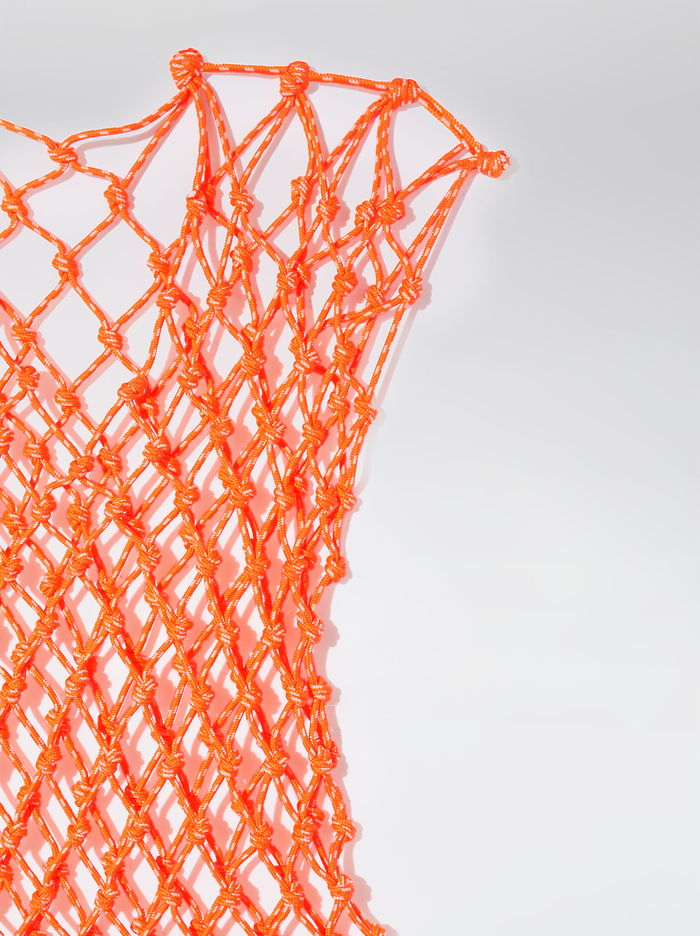Parfois Online Exclusive - Knotted Cord Midi Saty Damske Oranžové | Slovensko-FUPY91063