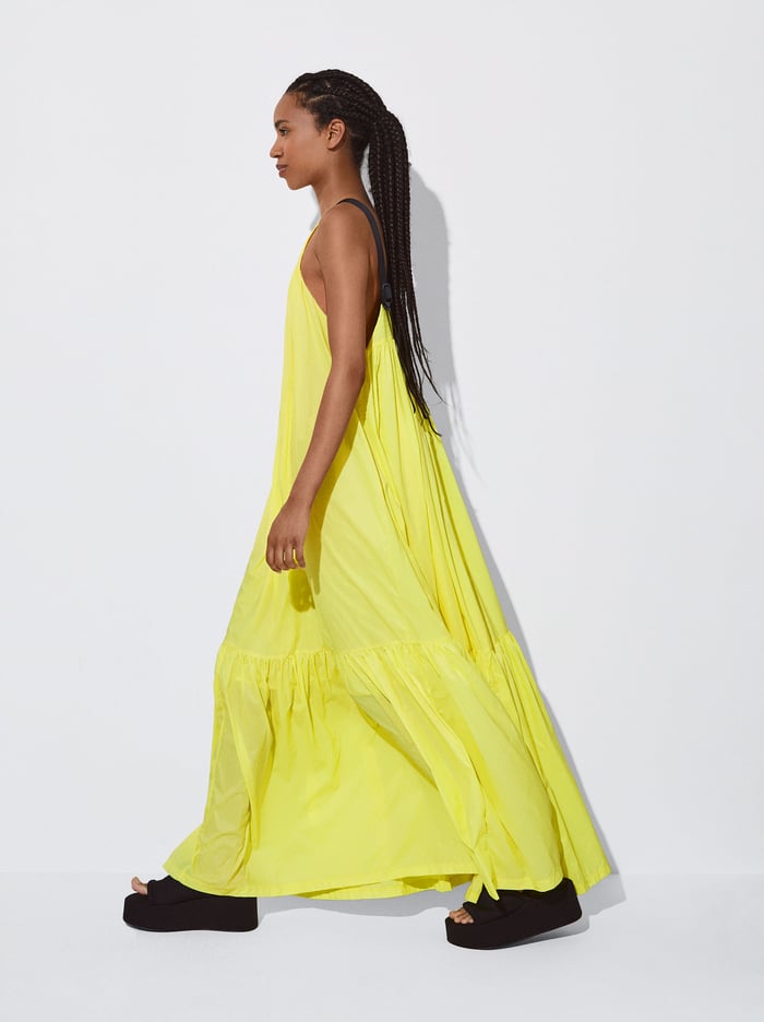 Parfois Online Exclusive - Long Nylon Saty Damske Žlté | Slovensko-SEWV70348