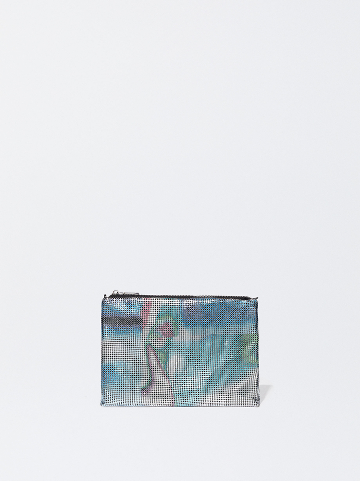 Parfois Online Exclusive - Mesh Fabric Kabelky Damske Modre | Slovensko-RNMG04839