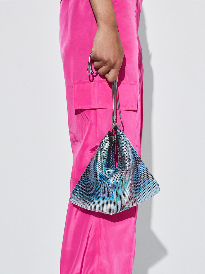 Parfois Online Exclusive - Mesh Fabric Kabelky Damske Modre | Slovensko-RNMG04839