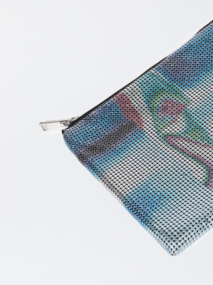 Parfois Online Exclusive - Mesh Fabric Kabelky Damske Modre | Slovensko-RNMG04839