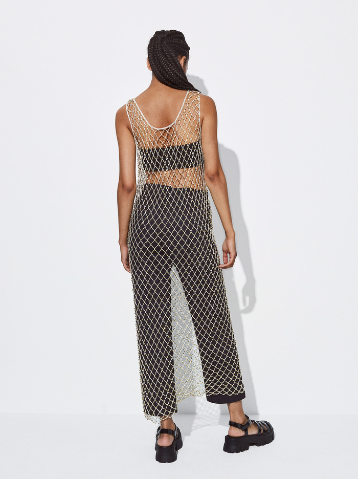 Parfois Online Exclusive - Mesh Saty Damske Biele | Slovensko-UHVG37945
