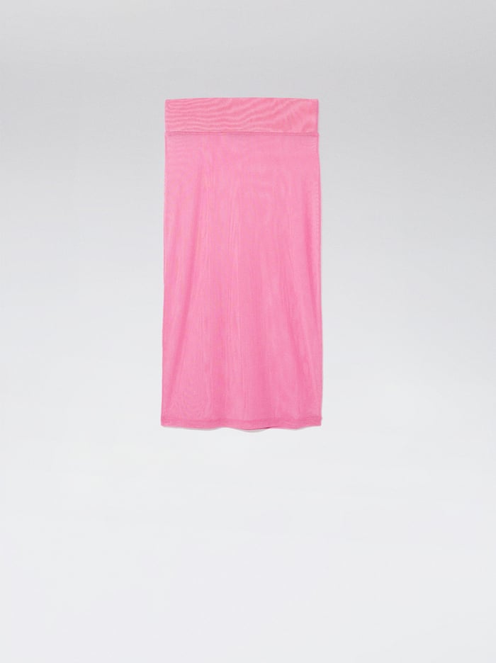 Parfois Online Exclusive - Midi With Elastic Waistband Sukne Damske Ruzove | Slovensko-CDEW63152