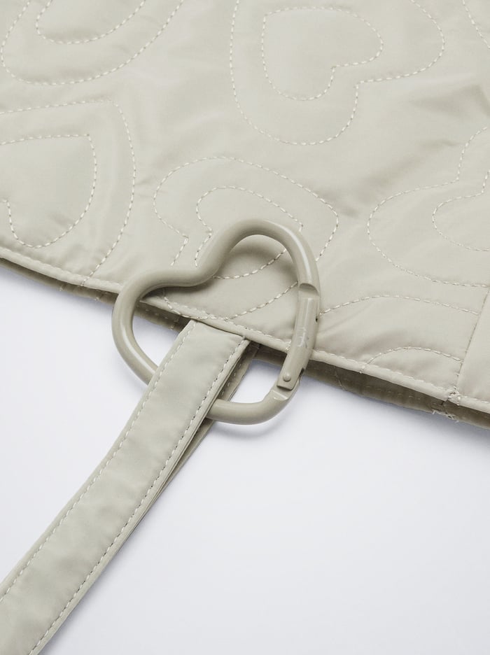 Parfois Online Exclusive - Nylon Heart Prenosná Taška Damske Biele | Slovensko-KVOS52369