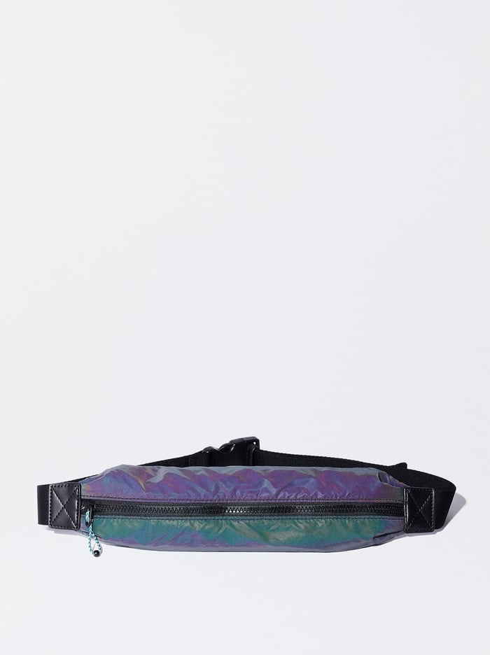 Parfois Online Exclusive - Nylon Reflective Taška Na Opasok Damske Čierne | Slovensko-XRDN68473