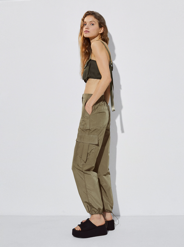 Parfois Online Exclusive - Parachute Nohavice Damske Zelene | Slovensko-OICB20596