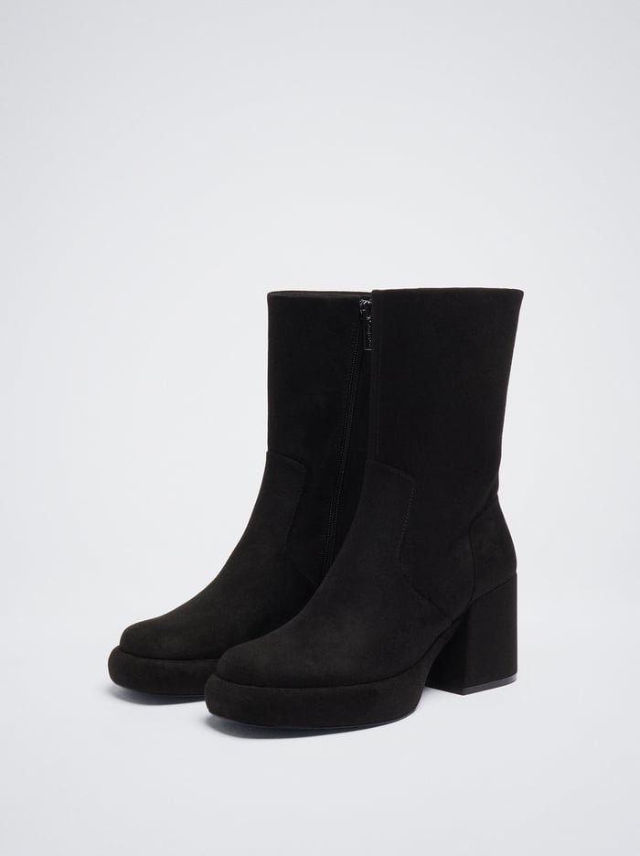 Parfois Online Exclusive - Platforme Clenkove Cizmy Damske Čierne | Slovensko-LSBM57902